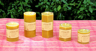 Beeswax Candles | Gentle Breeze Honey